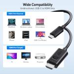 Cable Matters 6ft USB-C to HDMI 2.1 Cable