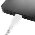 6' Braided USB-C Cable in White