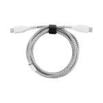 6' Braided USB-C Cable in White