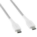 6' Braided USB-C Cable in White