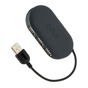 onn. 4-Port USB-C Hub with USB 2.0