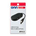 onn. Compact 4-Port USB-C Hub