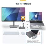 StarTech 7-in-1 USB-C Hub with Long Cable