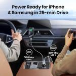 INIU 66W Dual-Port USB-C Car Charger
