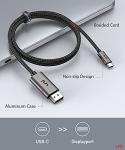 uni USB-C to DisplayPort Cable, 4K 60Hz