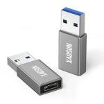 USB C Female to USB Male Adapter 2-Pack