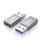 USB C Female to USB Male Adapter 2-Pack
