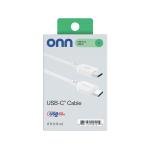 6' USB-C to USB-C Cable in White