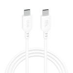 6' USB-C to USB-C Cable in White