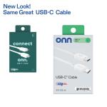 6' USB-C to USB-C Cable in White