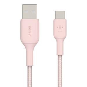 Belkin 5FT Braided USB-C Cable - Rose Gold