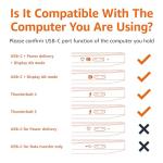 Amazon Basics USB-C to HDMI Adapter Cable 4K