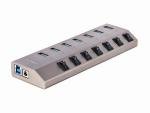 7-Port USB-C Hub with Individual On/Off Switches
