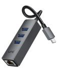uni USB C Ethernet Hub with RJ45 Port