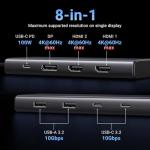 UGREEN Revodok Pro 308 USB-C Hub with Triple Display