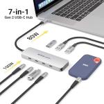 EZQuest 7-Port USB-C Hub with Power Delivery