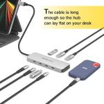 EZQuest 7-Port USB-C Hub with Power Delivery