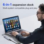 6-in-1 USB-C Hub with HDMI and Card Reader