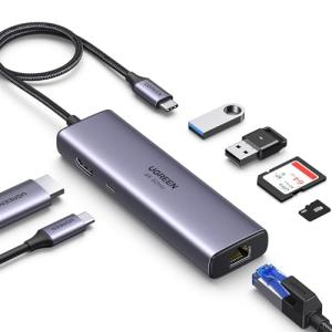 UGREEN USB-C Hub with HDMI, Ethernet, and SD Card