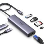 UGREEN USB-C Hub with HDMI, Ethernet, and SD Card