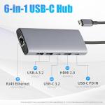 Amazon Basics 6-in-1 USB-C Hub with HDMI