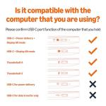 Amazon Basics DisplayPort to USB-C Cable, 1.8m