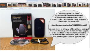 SanDisk Extreme PRO 4TB Portable SSD, Fast & Durable