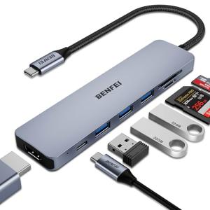 BENFEI 7-in-1 USB-C Hub with HDMI and Power Delivery