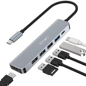 6-in-1 USB-C Hub with 4K HDMI Output