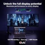 Club 3D USB-C to DisplayPort 1.4 8K Cable
