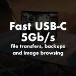 LaCie Rugged 1TB USB-C Portable Hard Drive