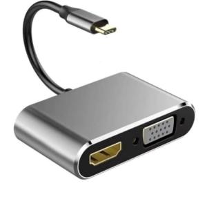 USB-C to HDMI VGA Adapter for Easy Connectivity