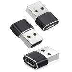USB-C to USB Adapter 3-Pack for Apple & Samsung