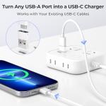USB C to USB Adapter - Pack of 2