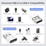 USB C to USB Adapter - Pack of 2