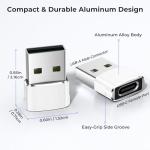 USB C to USB Adapter - Pack of 2