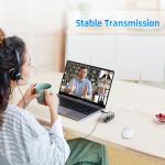 4-Port USB-C Hub with 5Gbps Speed