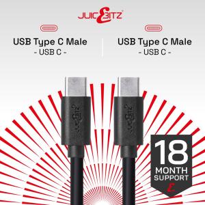 JuicEBitz® Extra Long USB-C Fast Charging Cable