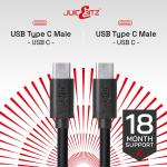 JuicEBitz® Extra Long USB-C Fast Charging Cable