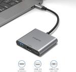 USB C to HDMI 3-in-1 Adapter, 4K Output