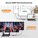 USB-C to HDMI VGA Adapter for MacBook and More