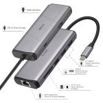 SSK 8-in-1 USB-C Hub with 4K HDMI