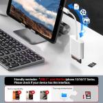 USB-C SD Card Reader for iPhone and Mac