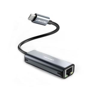 USB C to Gigabit Ethernet Adapter by TECKNET