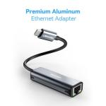 USB C to Gigabit Ethernet Adapter by TECKNET