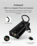 Belkin USB-C Gigabit Ethernet Adapter – Black