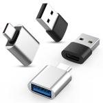 4-Pack USB C to USB 3.0 Adapter Set
