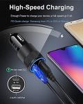 30W Dual Port USB-C Car Charger - 2 Pack