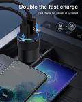 30W Dual Port USB-C Car Charger - 2 Pack