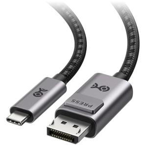 Premium Braided USB-C to DisplayPort Cable 8K